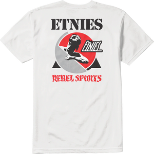 Etnies Rebel Sports Tee White 4130003956