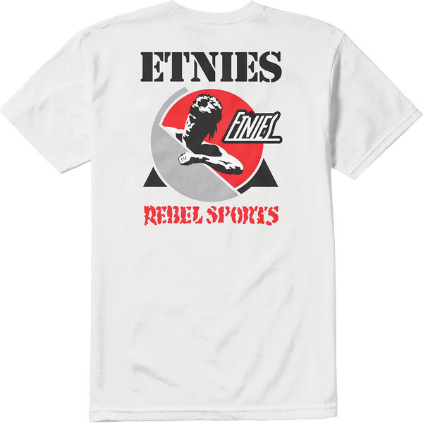 Etnies Rebel Sports Tee White 4130003956