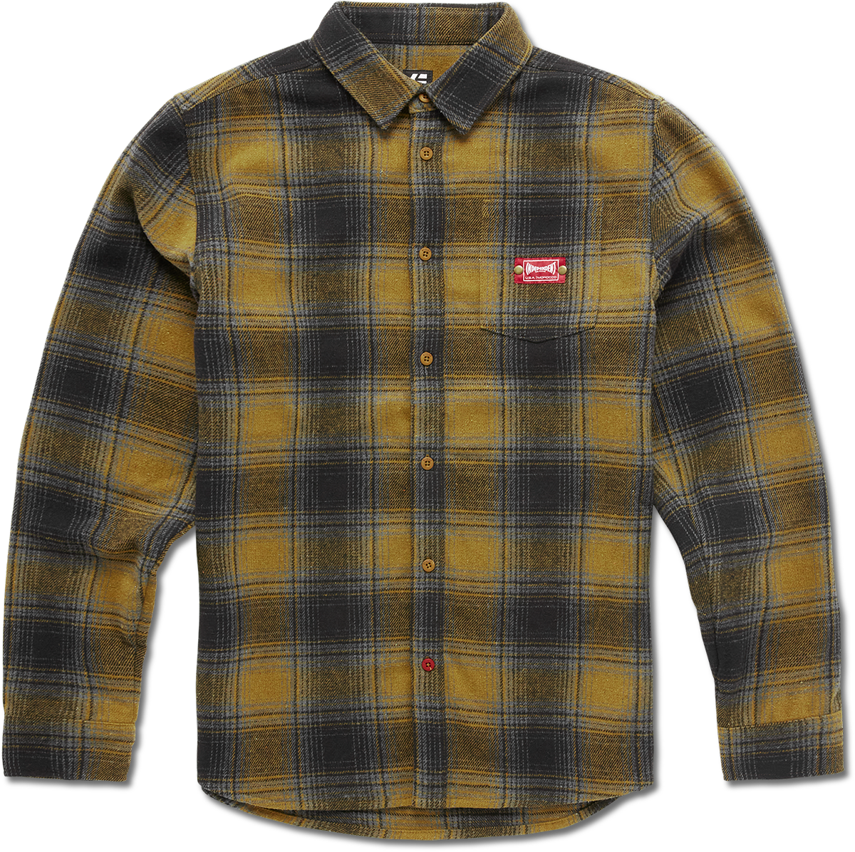 Etnies X Independent Flannel Shirt Tobacco 4137000915258