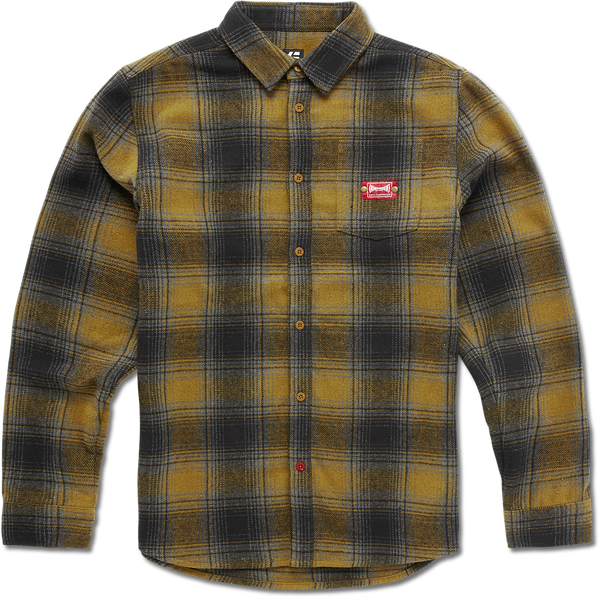 Etnies X Independent Flannel Shirt Tobacco 4137000915258