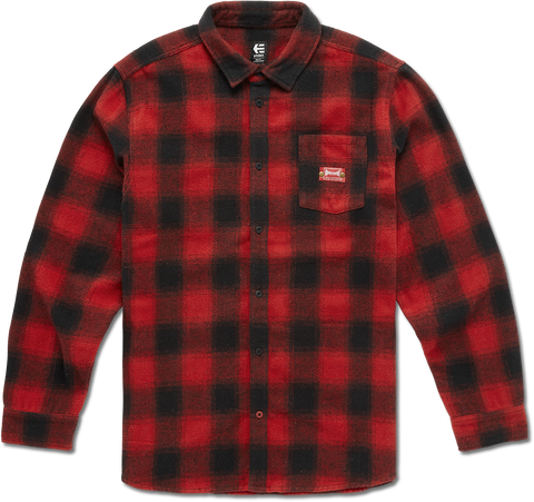 Etnies X Independent Flannel Shirt Red 4137000915