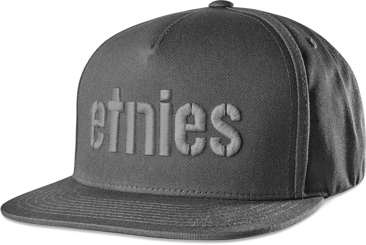 Etnies Corp Snapback Cap Dark Grey/Grey 063