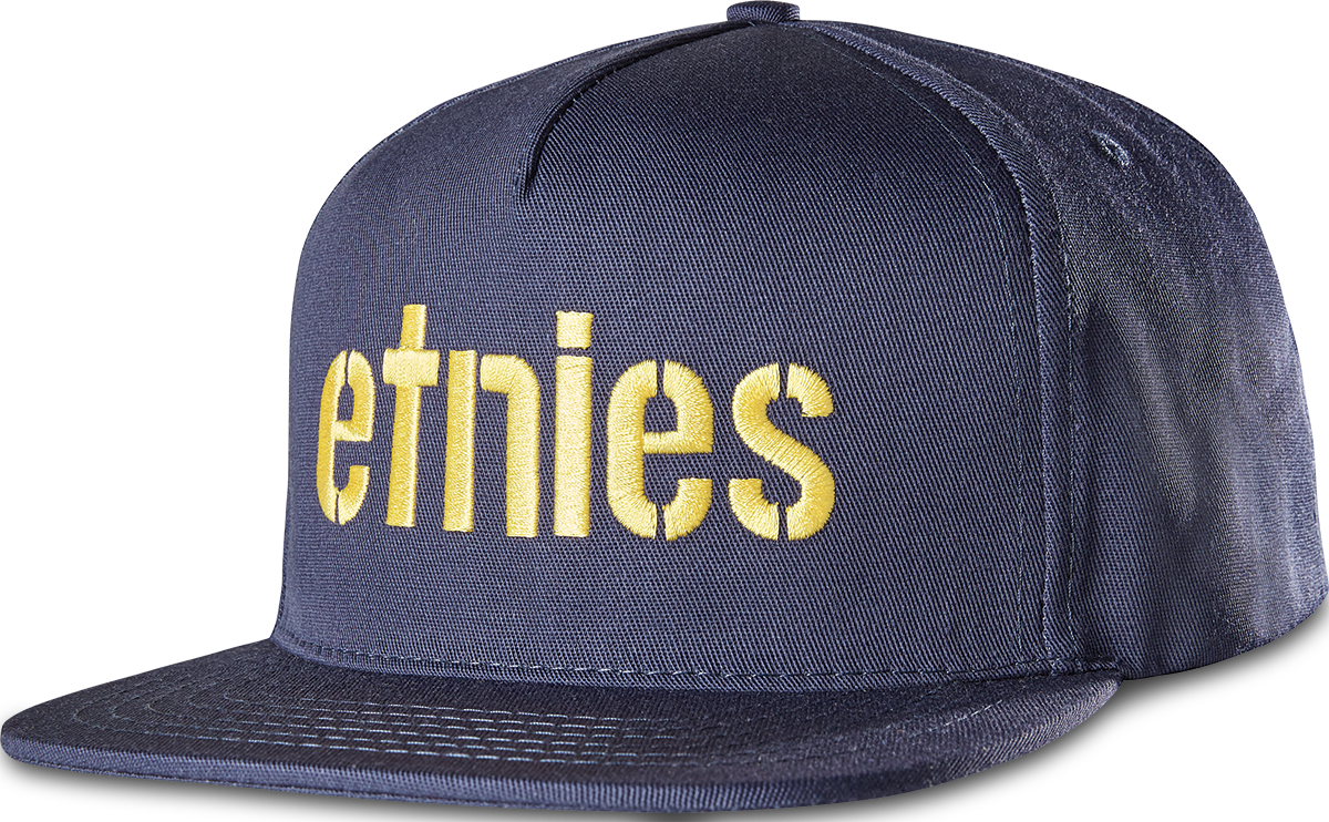 Etnies Corp Snapback Cap Navy/Yellow 429