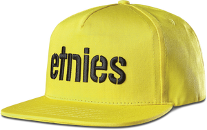 Etnies Corp Snapback Cap Yellow 700