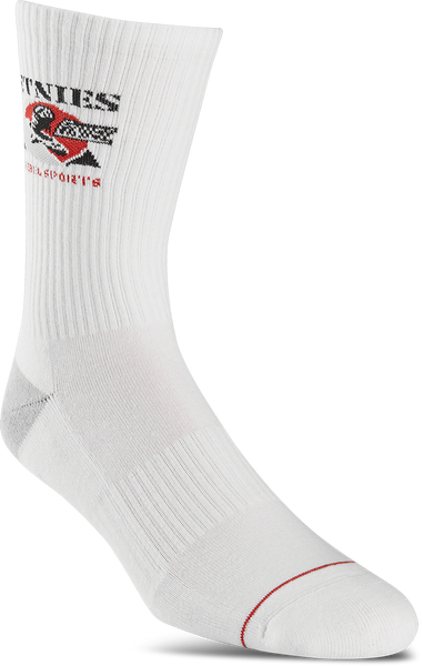 Etnies Rebel Sports Crew Socks White 100 One Size