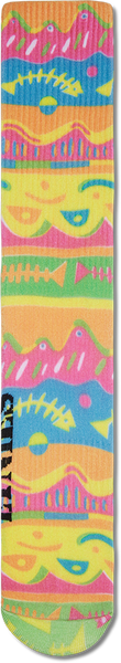 Etnies Rebel Sports Crew Socks Neon 728 One Size