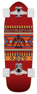 D-Street Surfskate Aztec Baja Skateboard Unisex Adult, Multicolor (Multi), 29 x 9.375 inch