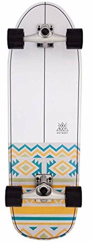 D-Street Surfskate Navaho Skateboard Unisex Adult, Multicoloured (Multi), 32 x 10 Inches