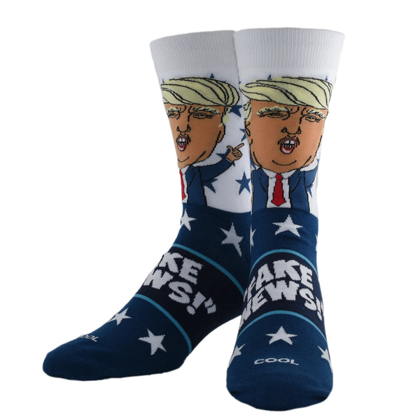 Cool Socks Fake News socks (Size US 8 to 12) 10457MCNCF