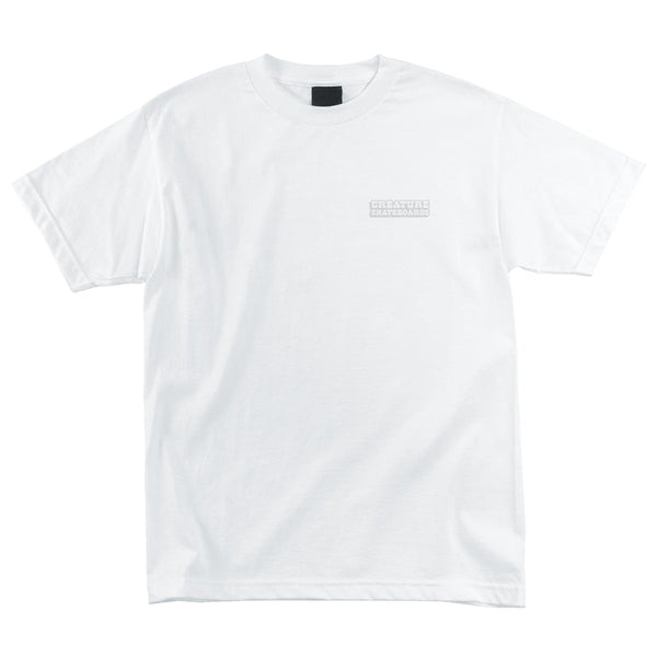Creature Keepin Em Rolling Mens S/S T-Shirt White CRE-TEE-127