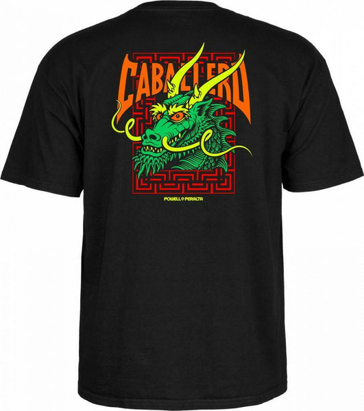 Powell Peralta Caballero Street Dragon T Shirt Adult Small Black CTMSCSTDGX