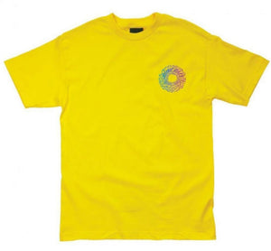 Santa Cruz Slime Balls Spun Out Mens T-Shirt Yellow 44154738-YEL