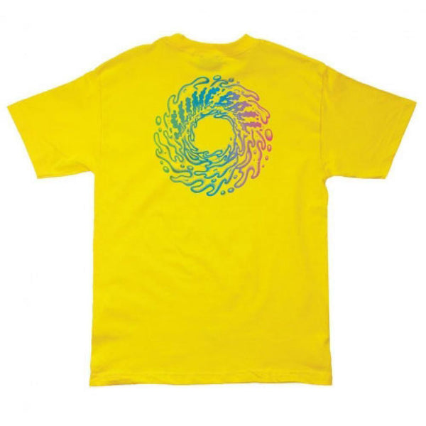Santa Cruz Slime Balls Spun Out Mens T-Shirt Yellow 44154738-YEL