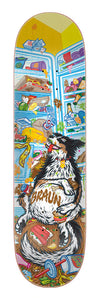 Santa Cruz Skateboard Everslick Deck Braun Munchies 8.25in x 31.8in SCR-SKD-2428