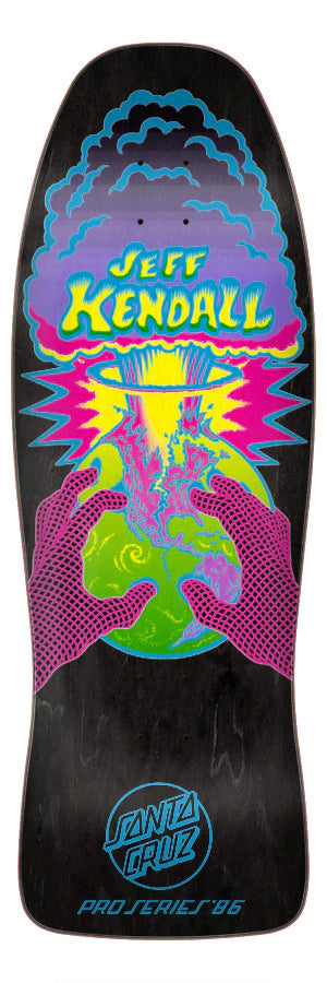 Santa Cruz Skateboard Reissue Deck Kendall End of the World 10in x 29.7in SCR-SKD-2433