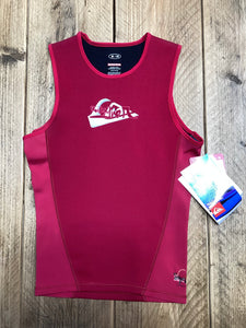 Quiksilver 1M Hyperstretch Wetsuit Vest Red Nylon SY81A Size Medium
