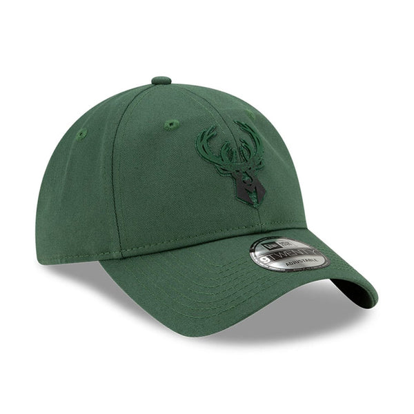 New Era 9Twenty Cap Milwaukee Bucks NBA Back Half Green 60100651