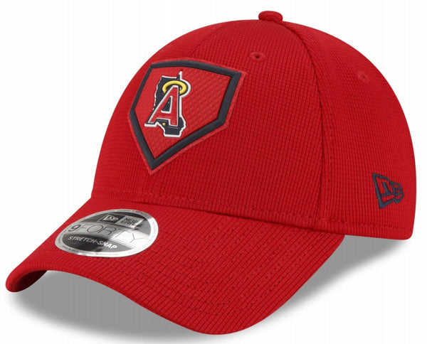 New Era Los Angeles Anaheim Angels 22 Official Clubhouse 9Forty Stretch SnapCap