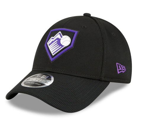 New Era 9Forty Cap MLB Colorado Rockies On Field Clubhouse Black 60104290