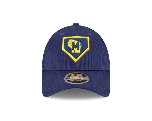 New Era 9Forty Cap MLB Milwaukee Brewers On Field Clubhouse Blue 60104294