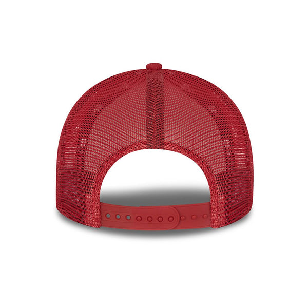 New Era Port City Roosters MILB A Frame Trucker Cap Red 60137642