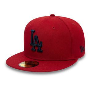 New Era LA Dodgers League Essential Red 59FIFTY Cap 60141443