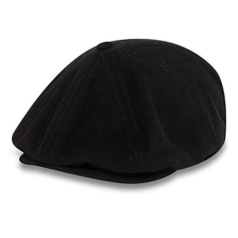 New Era Newsboy Cap Black Corduroy 12145370