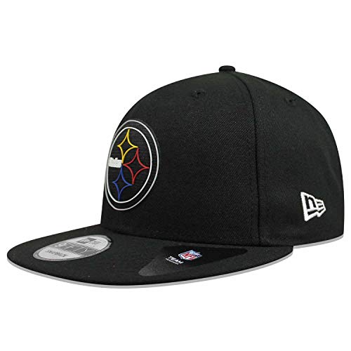New Era 9Fifty NFL Draft 20 Steelers CapEra Baseball Cap Flat Brim (One Size - Black)