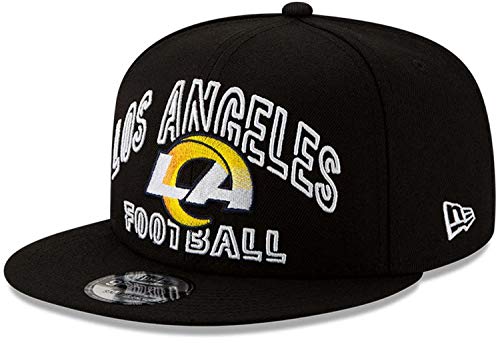 New Era - NFL Los Angeles Rams 2020 Draft Alternative 9Fifty Snapback Cap - Black - Black - One size