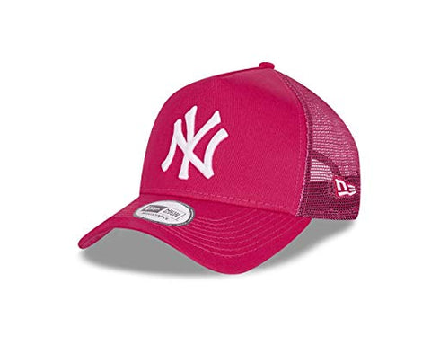 New Era New York Yankees Tonal Mesh Trucker Cap Pink 60112708