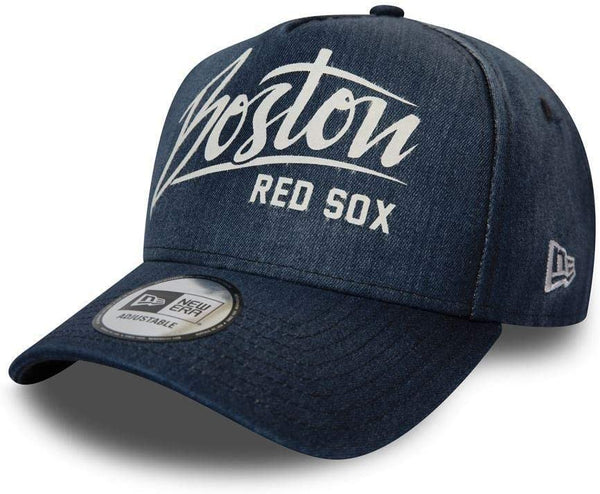 New Era Unisex's Denim A Frame Adjustable Cap, Open Blue, One Size - 11941838