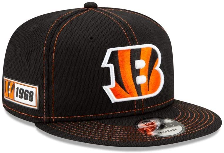 New Era NFL Cincinnati Bengals 2019 Sideline 9Fifty Cap Black 12050623