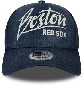 New Era Unisex's Denim A Frame Adjustable Cap, Open Blue, One Size - 11941838