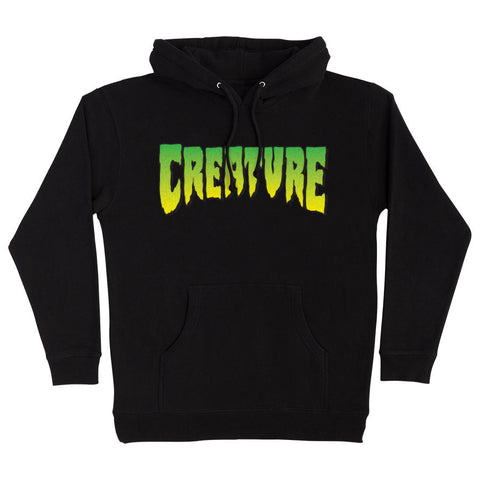 Creature Logo Heavyweight Hoodie Black Adult CRE-HDY-001