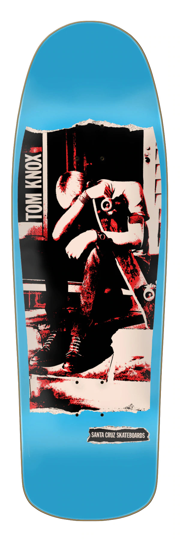 Santa Cruz Skateboard Reissue Deck Knox Punk 9.89in x 31.75in SCR-SKD-2432