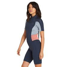 Billabong Women’s 2mm Synergy Short Sleeve Springsuit UK8 JWSPNBSB Sample