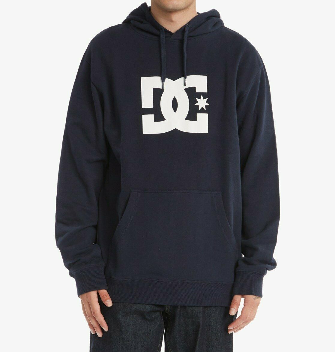 DC STAR Mens Hoodie Navy ADYSF03077