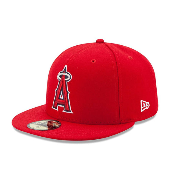 New Era LA Angels Authentic Red 59Fifty Cap 12593087-712