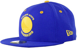 New Era Men Caps/Fitted Cap NBA Rubber Logo Golden State Warriors 59Fifty