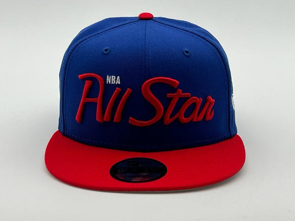 New Era 9Fifty Cap Philadelphia 76ers All Star Game Script Blue 60239640