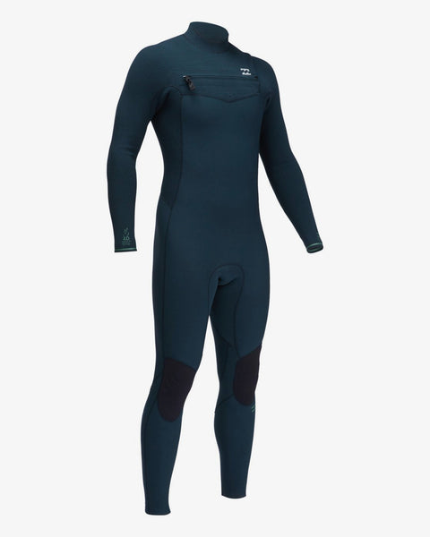 Billabong Men’s 3/2mm Revolution Pro Chest Zip Wetsuit Deep Sea Heather C43M51BIP2