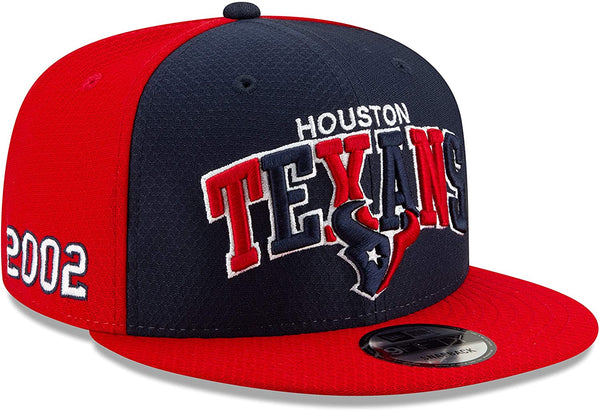 New Era Houston Texans 2019 NFL On-Field 9FIFTY Cap Home 1990 12050197