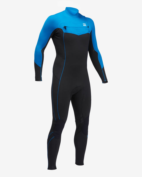 Billabong Men’s 3/2mm Absolute Chest Zip Wetsuit Surf Blue C43M55BIP2