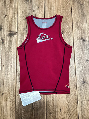 Quiksilver 0.5M Hyperstretch Red Sleeveless Vest Size Medium SY98AS