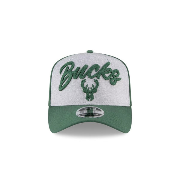 New Era Milwaukee Bucks NBA Draft Grey 9Fifty cap 60003072