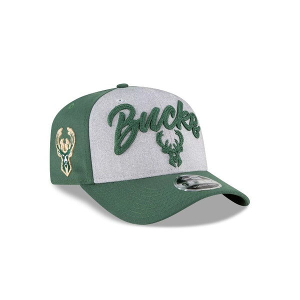 New Era Milwaukee Bucks NBA Draft Grey 9Fifty cap 60003072