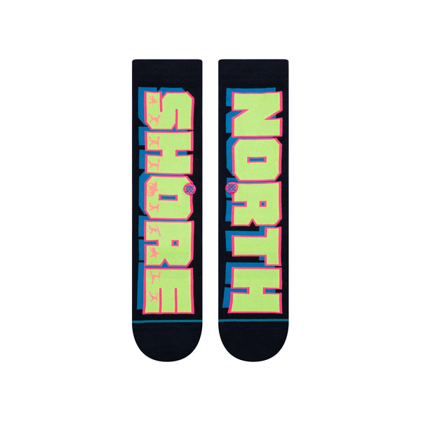 Stance So Haole Crew Sock Navy Mens UK Large
