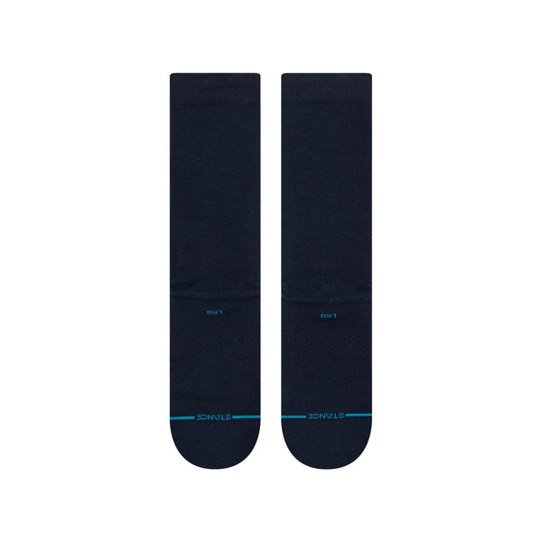 Stance So Haole Crew Sock Navy Mens UK Large