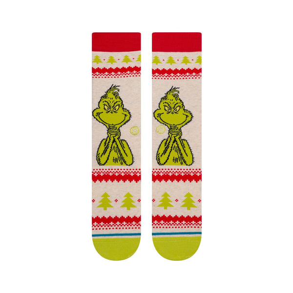 Stance The Grinch Sweater Crew Socks Large A545D20GRI-CNV-L