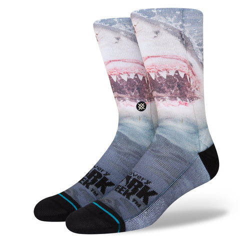 Stance Pearly Whites Crew Sock Blue A555C22PEA-BLU